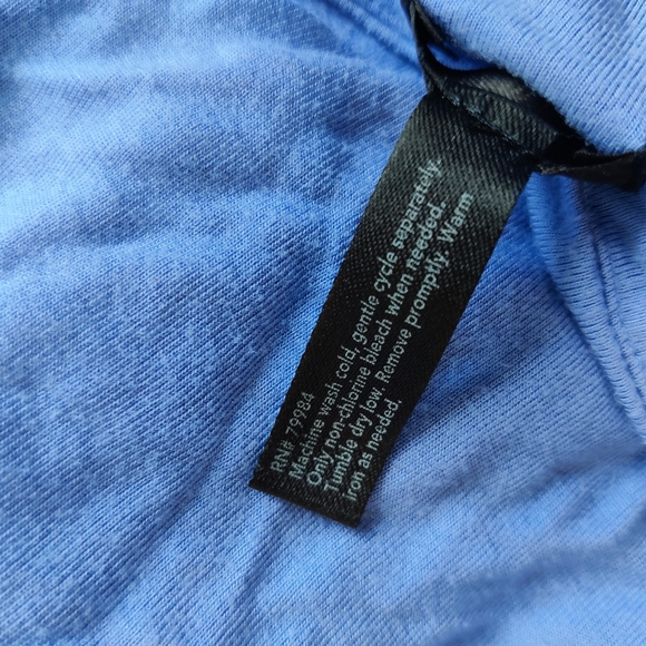 Soma cool nights blue faux wrap sleep tank pajama top size L EUC - Picture 8 of 8